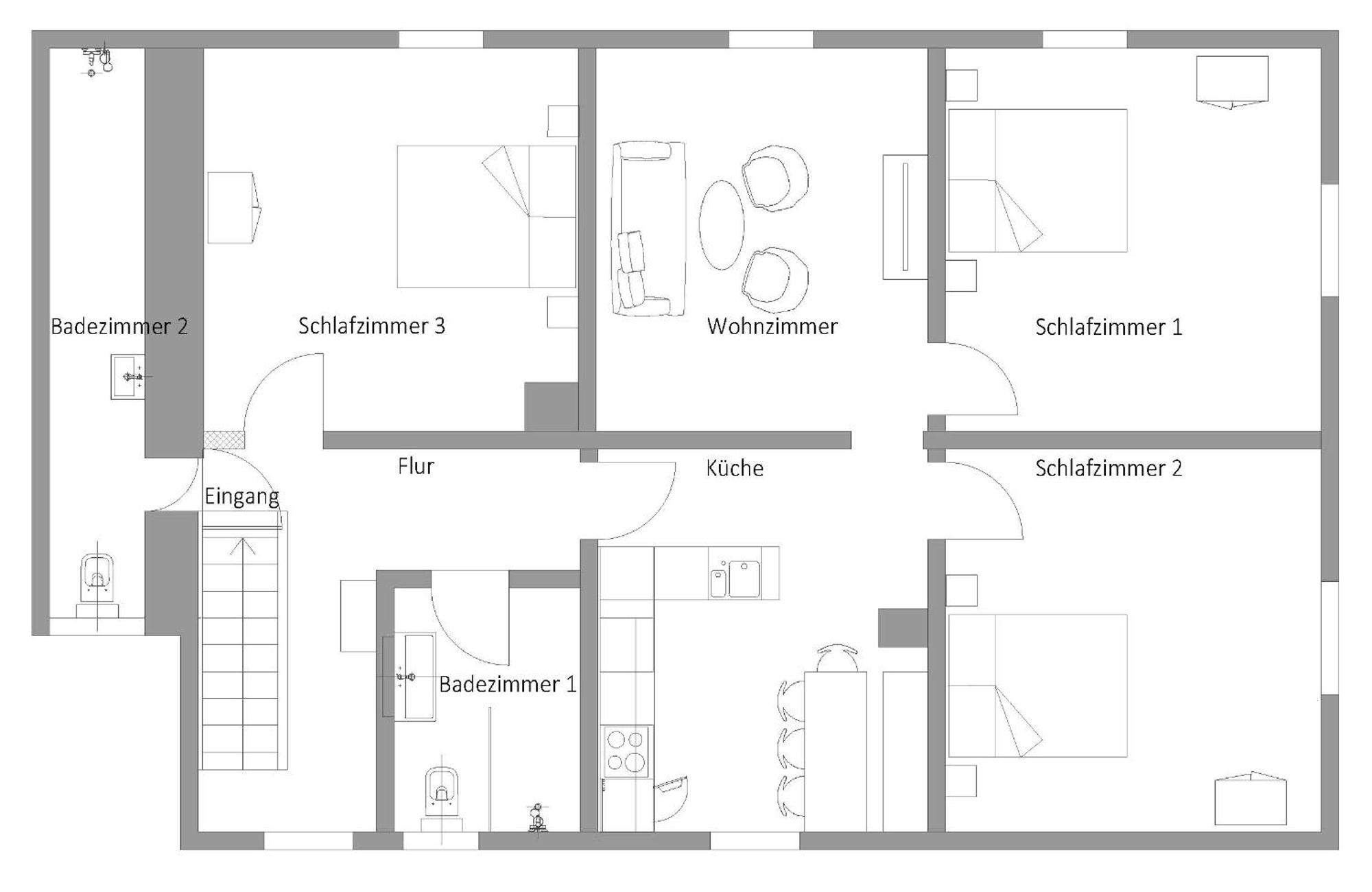 Ferienwohnung Goslar Mit Parkblick Am Harz Luaran gambar